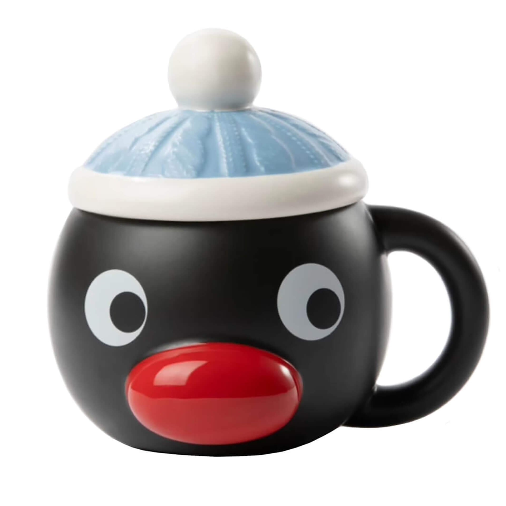 Pingu Face Ceramic Mug Funny Tea Cup Gift for Kids