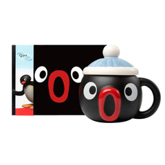 Pingu Face Ceramic Mug Funny Tea Cup Gift for Kids