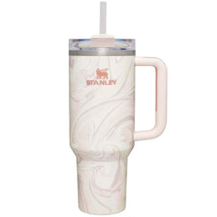 stanley cup quencher h2 0 flowstate tumbler 40oz 4 rose quartz swirl