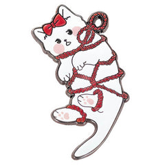 Tied Cuties Enamel Pins Lovecore Aesthetic Gift - Bow Kitty 1